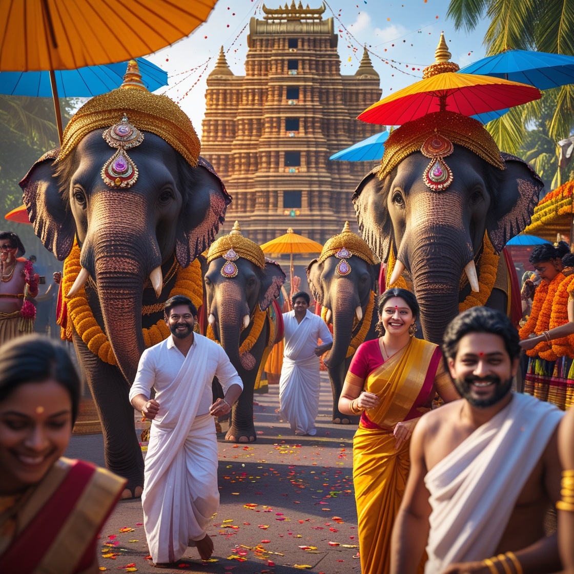 Thrissur Pooram — Indian festival