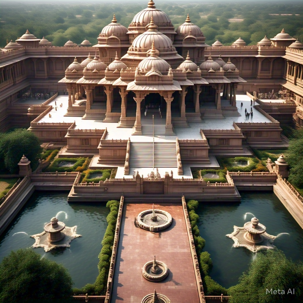 Akshardham Temple in New Delhi — famous Indian temple architecture