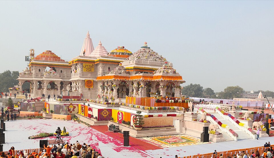 Ayodhya Ram Mandir in Ayodhya, Uttar Pradesh — famous Indian temple architecture