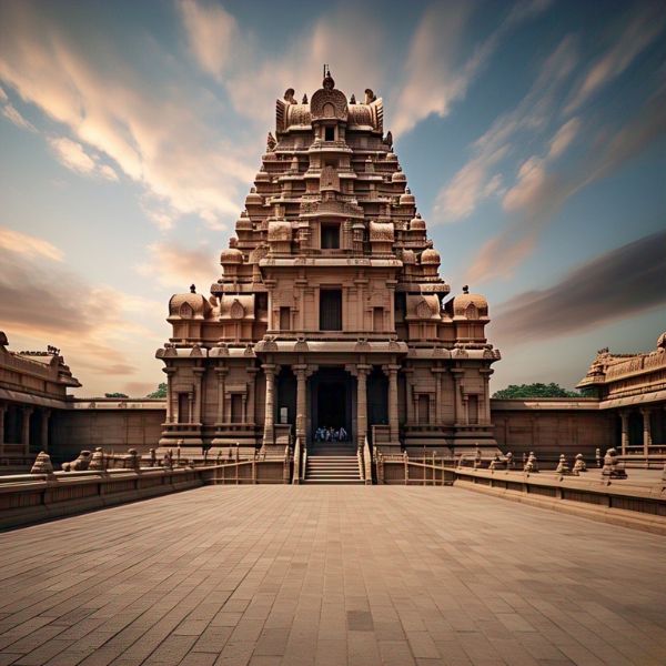 Brihadeeswara Temple in Thanjavur, Tamil Nadu — famous Indian temple architecture